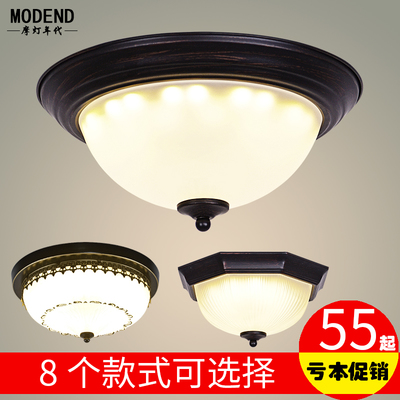 美式乡村LED吸顶灯 点亮时尚简约的家居艺术